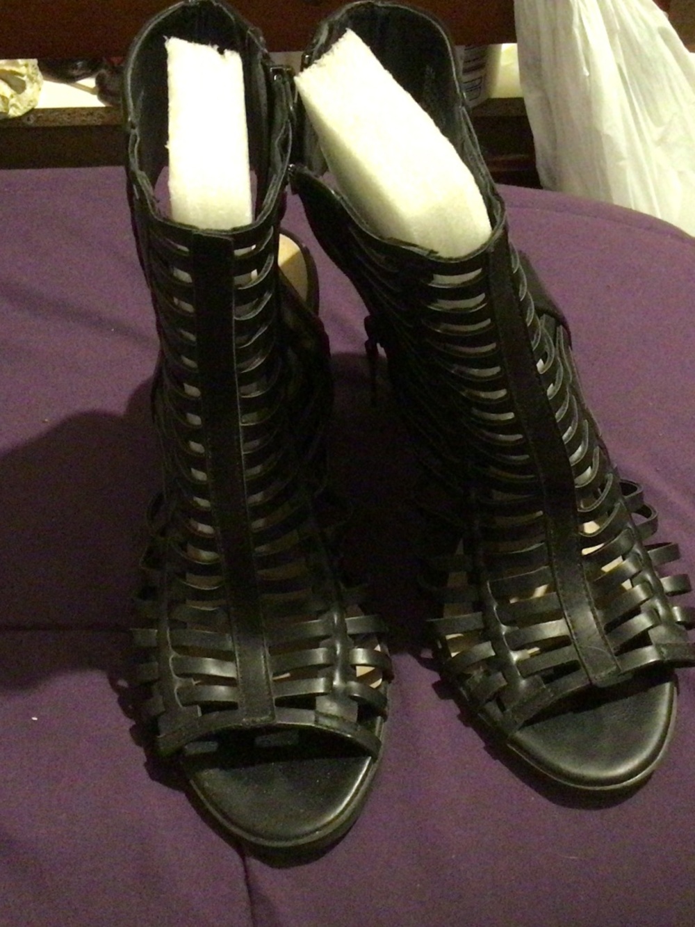 New Ana Black Gladiator Sandal 8